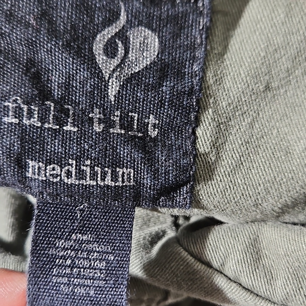 Full Tilt Olive Green Utility Jacket Cotton Size Small Medium - Picture 3 of 17